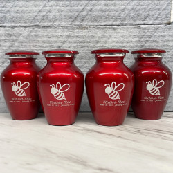 Customer Gallery - Bee Keepsake Urn - Ruby Red