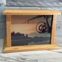 Customer Gallery - Rod and Reel Cremation Urn - Prestige Oak