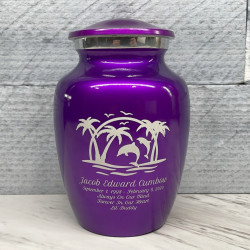 Customer Gallery - Endless Summer Sunset Sharing Urn - Purple Luster