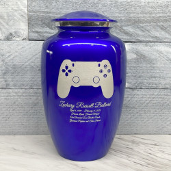 Customer Gallery - Gaming Controller Cremation Urn - Midnight Blue