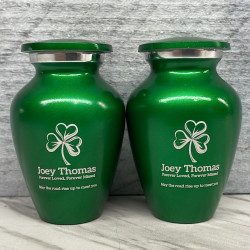 Customer Gallery - Shamrock Keepsake Urn - Shamrock Green