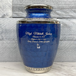 Customer Gallery - Royal Blue Cremation Urn