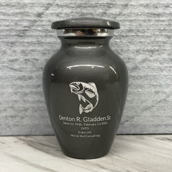 Customer Gallery - Fishing Keepsake Urn - Gunmetal Gray