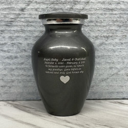 Customer Gallery - Gunmetal Gray Keepsake Urn