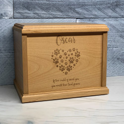 Customer Gallery - Heart Paws Pet Cremation Urn - Signature Alder