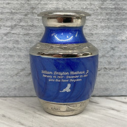 Customer Gallery - Royal Blue Keepsake Urn