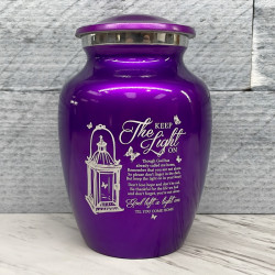 Customer Gallery - Keep the Light On Sharing Urn - Purple Luster