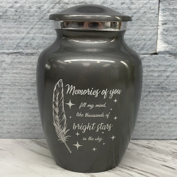 Customer Gallery - Your Wings Were Ready Sharing Urn - Gunmetal Gray