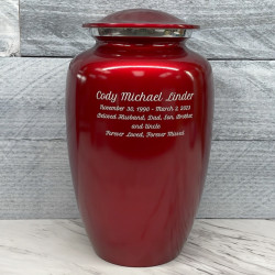 Customer Gallery - Ruby Red Cremation Urn
