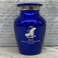 Customer Gallery - Cowboy Boots Keepsake Urn - Midnight Blue