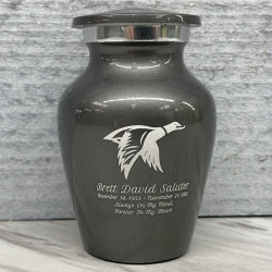 Customer Gallery - Duck Keepsake Urn - Gunmetal Gray