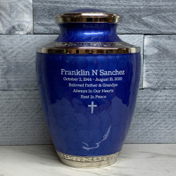 Customer Gallery - Royal Blue Cremation Urn