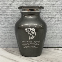 Customer Gallery - Fishing Keepsake Urn - Gunmetal Gray