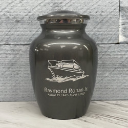 Customer Gallery - Boat Sharing Urn - Gunmetal Gray