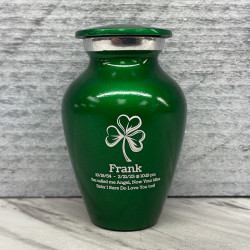 Customer Gallery - Shamrock Keepsake Urn - Shamrock Green