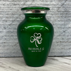 Customer Gallery - Shamrock Keepsake Urn - Shamrock Green