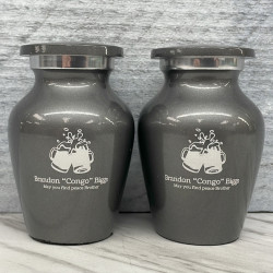 Customer Gallery - Beer Keepsake Urn - Gunmetal Gray