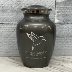 Customer Gallery - Hummingbird Sharing Urn - Gunmetal Gray