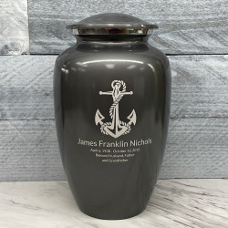 Customer Gallery - Boat Anchor Cremation Urn - Gunmetal Gray