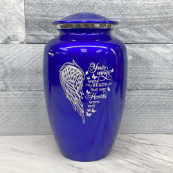 Customer Gallery - Your Wings Were Ready Cremation Urn - Midnight Blue