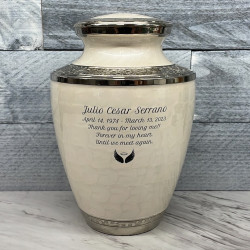 Customer Gallery - Radiant White Cremation Urn