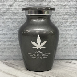 Customer Gallery - Marijuana Keepsake Urn - Gunmetal Gray