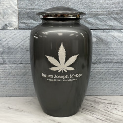 Customer Gallery - Marijuana Cremation Urn - Gunmetal Gray