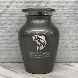 Customer Gallery - Fishing Keepsake Urn - Gunmetal Gray