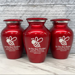 Customer Gallery - Bee Keepsake Urn - Ruby Red