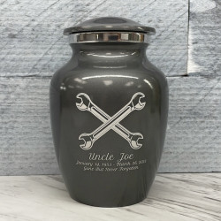 Customer Gallery - Mechanic Wrench Sharing Urn - Gunmetal Gray