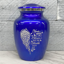 Customer Gallery - Your Wings Were Ready Sharing Urn - Midnight Blue