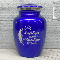 Customer Gallery - Loved Beyond Words Sharing Urn - Midnight Blue