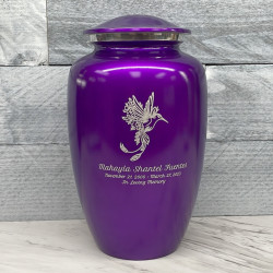 Customer Gallery - Natures Peace Hummingbird Cremation Urn - Purple Luster