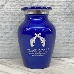 Customer Gallery - Revolver Pistol Keepsake Urn - Midnight Blue