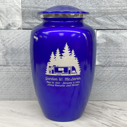 Customer Gallery - Travel Trailer Camper Cremation Urn - Midnight Blue