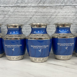 Customer Gallery - Royal Blue Keepsake Urn
