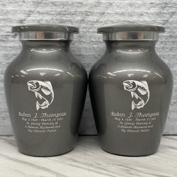 Customer Gallery - Fishing Keepsake Urn - Gunmetal Gray