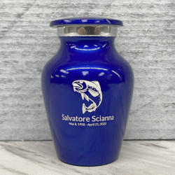 Customer Gallery - Fishing Keepsake Urn - Midnight Blue