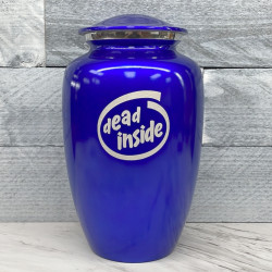 Customer Gallery - Dead Inside Cremation Urn - Midnight Blue