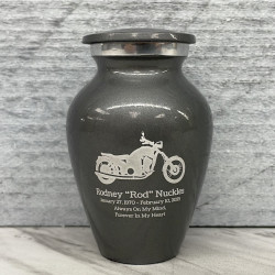 Customer Gallery - Motorcycle Keepsake Urn - Gunmetal Gray