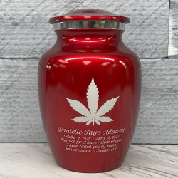 Customer Gallery - Marijuana Sharing Urn - Ruby Red