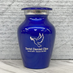 Customer Gallery - Peace Dove Keepsake Urn - Midnight Blue