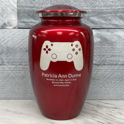 Customer Gallery - Gaming Controller Cremation Urn - Ruby Red
