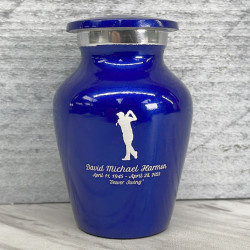 Customer Gallery - Golf Keepsake Urn - Midnight Blue
