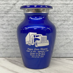 Customer Gallery - Semi Truck Keepsake Urn - Midnight Blue