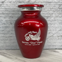 Customer Gallery - Riding with Angels Keepsake Urn - Ruby Red