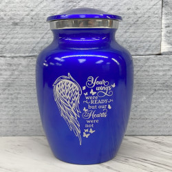 Customer Gallery - Your Wings Were Ready Sharing Urn - Midnight Blue