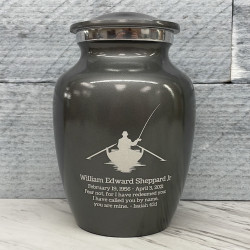 Customer Gallery - Fisherman Boat Sharing Urn - Gunmetal Gray
