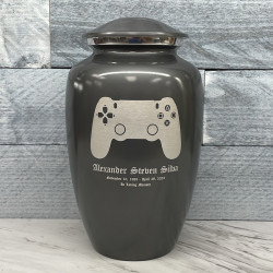 Customer Gallery - Gaming Controller Cremation Urn - Gunmetal Gray
