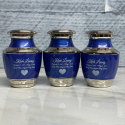 Customer Gallery - Royal Blue Keepsake Urn